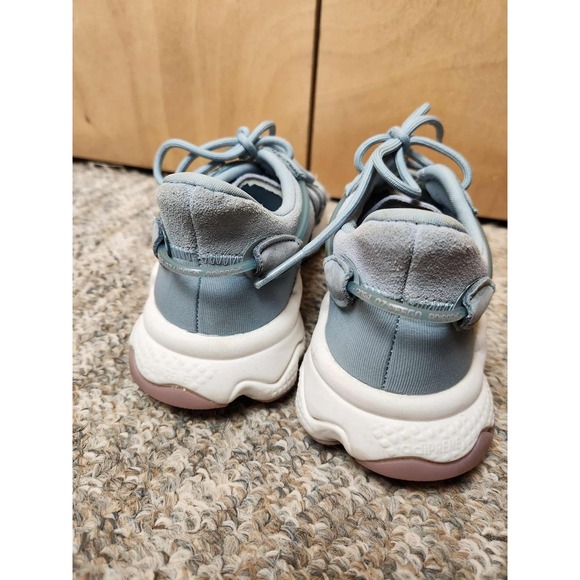 Adidas Running Shoes 6.5 Ozweego Gray Magic Mauve GY6176 Jogging Walking Clean - Picture 6 of 7